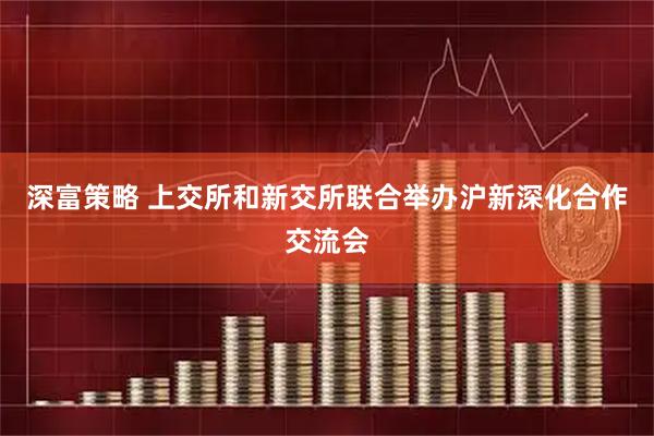 深富策略 上交所和新交所联合举办沪新深化合作交流会