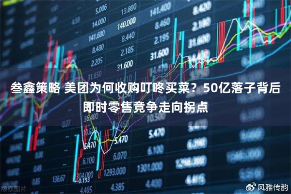 叁鑫策略 美团为何收购叮咚买菜？50亿落子背后即时零售竞争走向拐点